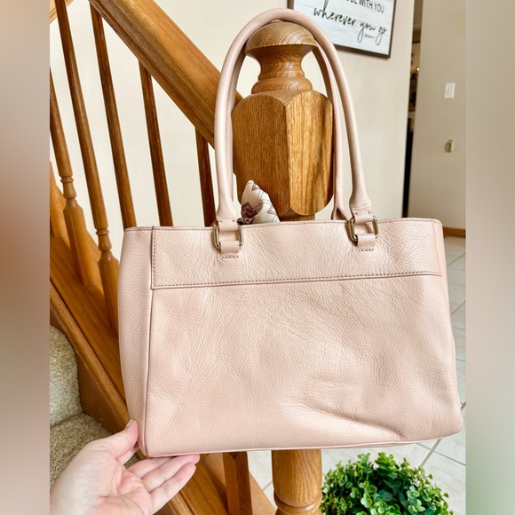 KATE SPADE Renny Drive REENA Blush Pink Pebbled Leather Tote Satchel - Picture 6 of 15